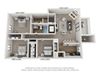 Riverton Floor Plan Riverton Floor Plan at The Reserve At Barry Apartments, Kansas City, 64154